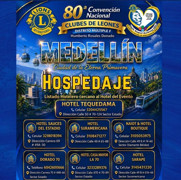 Hoteles LXXX Convenci&oacute;n Nacional Medellin